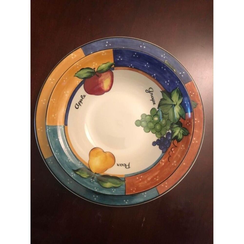 Harvest Fruit Plate and Bowl Set International Tableworks (1996)